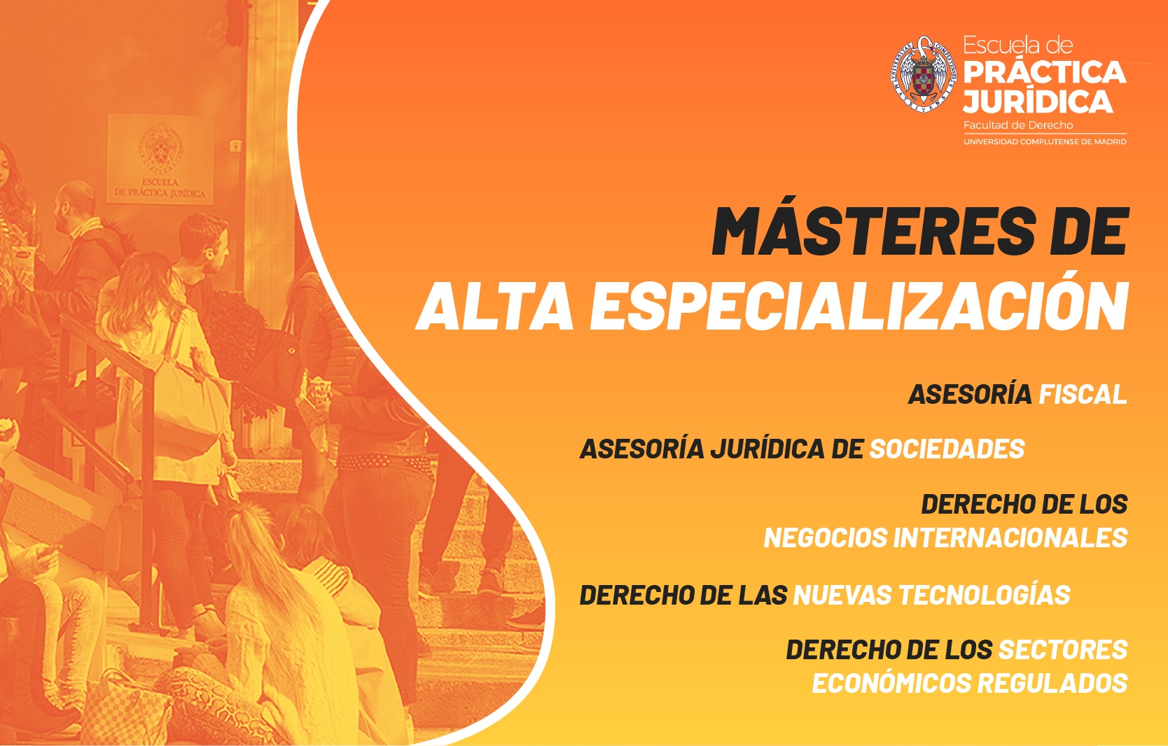 Abierto plazo de matrícula de los Másteres de Alta especialización de la UCM (Curso 2025-2026). ¡No te los pierdas!